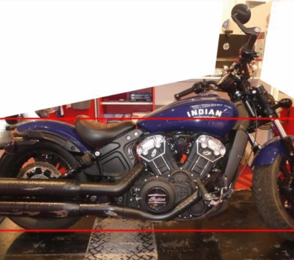 Indian SCOUT BOBBER 70kW Benzin unfall